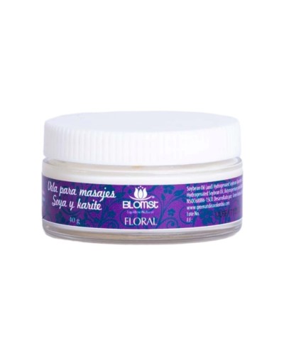 Vela Para Masajes Soya y Karité Floral