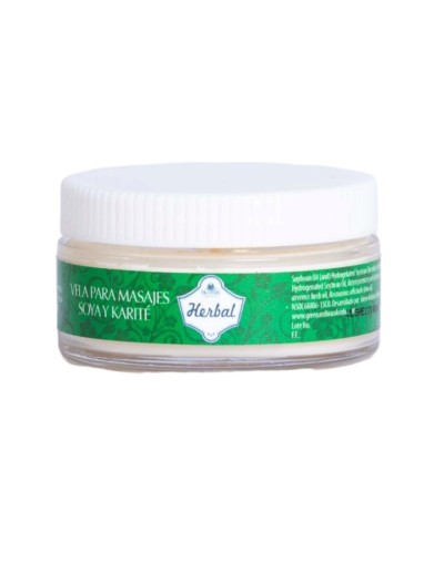 Vela Para Masajes Soya y Karité Herbal