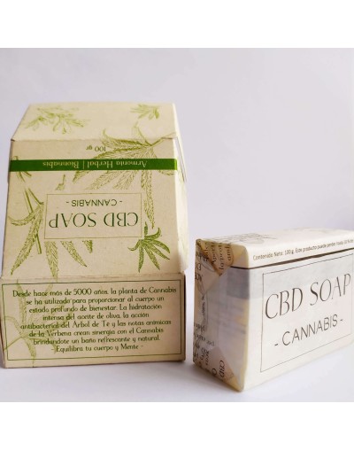 Jabón CBD natural y a base de Cannabis 100gr
