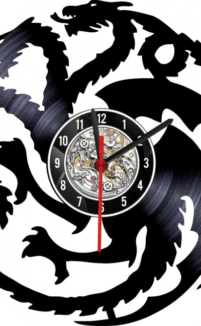 Reloj en vinilo LP Juego de tronos/ vinyl clock Game of thrones