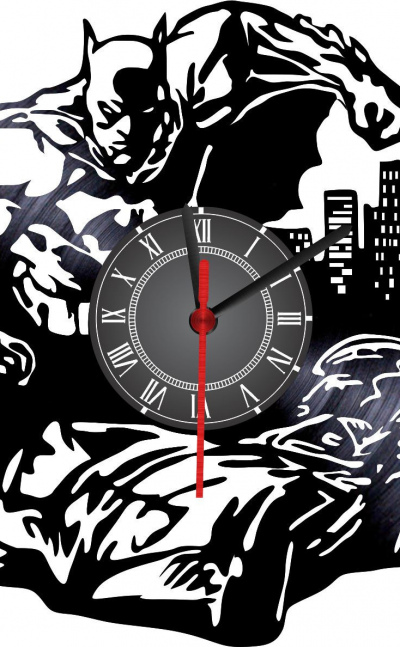 Reloj en vinilo LP / vinyl clock Batman