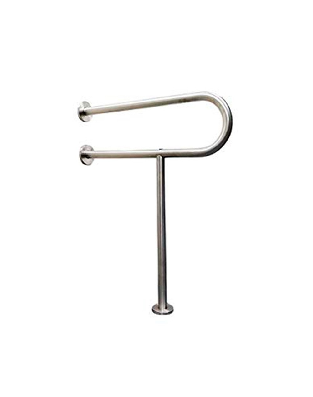 Baranda En Acero Inoxidable Con Refuerzo Vertical  Baño