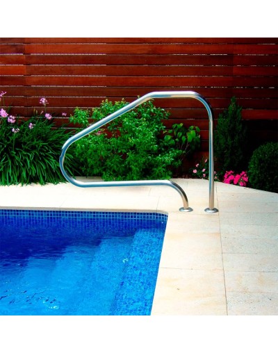 Baranda en acero inoxidable para exterior de piscinas