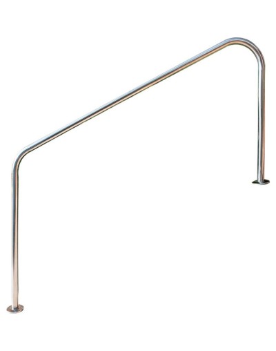 Baranda en acero inoxidable para interior de piscinas