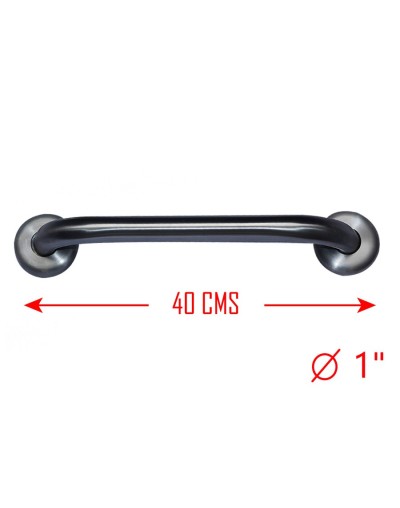 Manija para ducha en acero inoxidable de 1 x 40 cm  pasamano