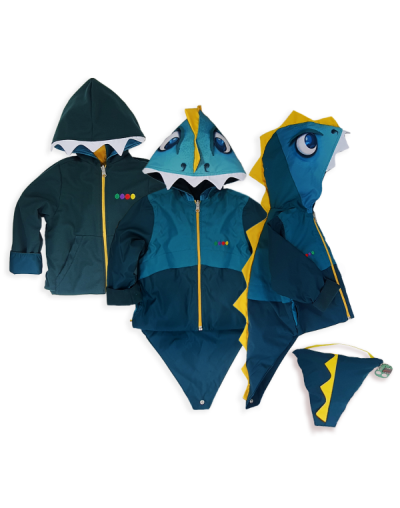 Chaqueta impermeable chami plus verde 