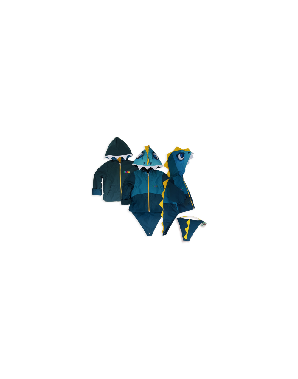 Chaqueta impermeable chami plus verde 