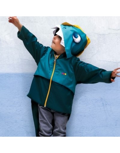 Chaqueta impermeable chami plus verde 