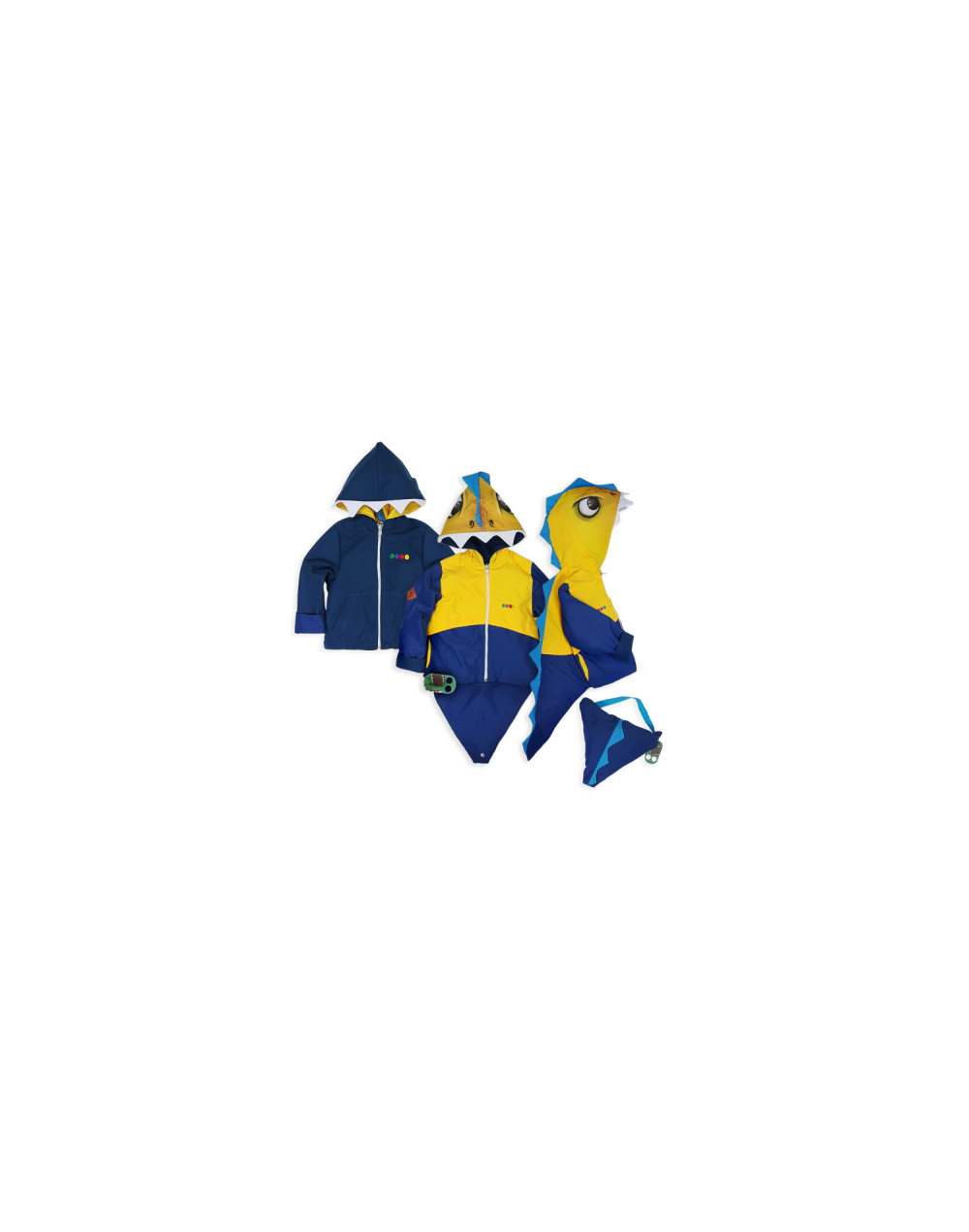 Chaqueta impermeable chami plus azul