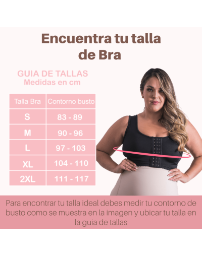 Brasier corrector de postura uso diario o postquirúrgico