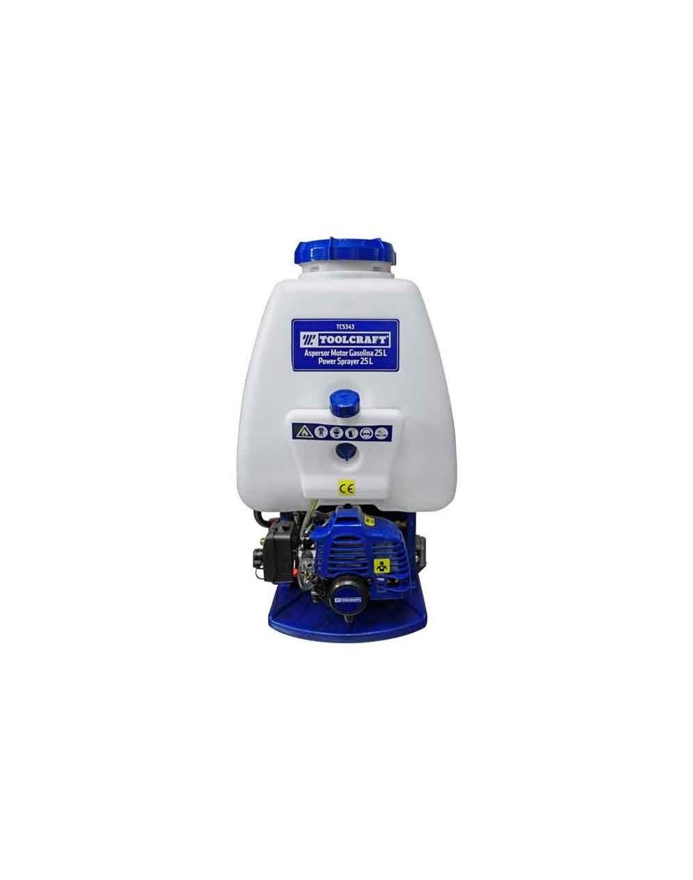 Aspersor motor de gasolina 25cc 25l tc5343