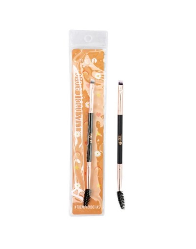 Brocha doble para cejas trendy