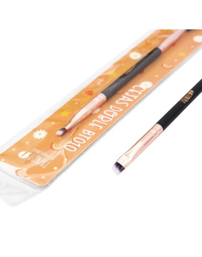 Brocha doble para cejas trendy