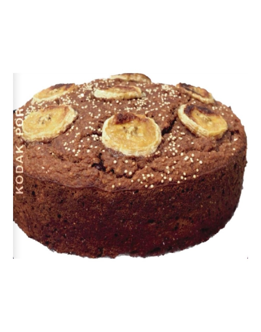 Torta de banano chocolate