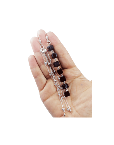 Aretes balín plata
