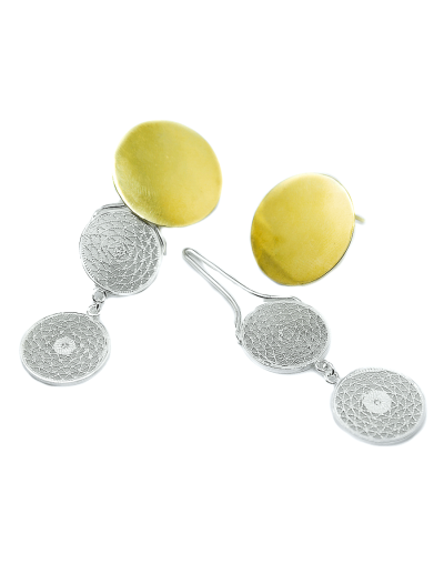 Aretes el dorado filigrana