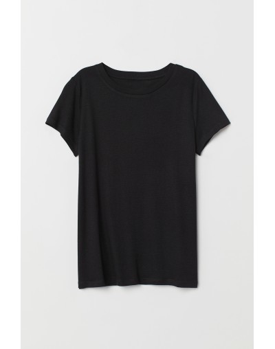 Camiseta cuello en O para mujer a base de cáñamo