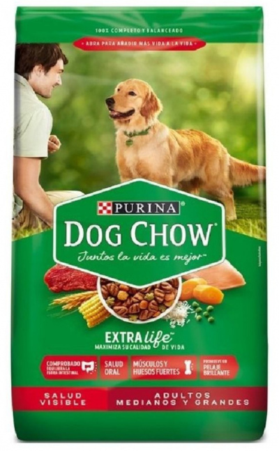 Dog Chow Perros Adultos Razas Medianas y Grandes 22,7Kg