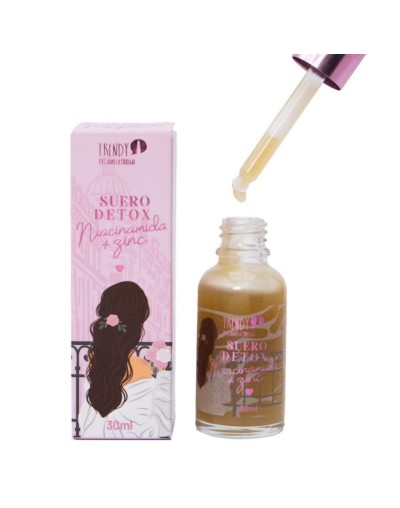 Suero Detox Niacinamida  Zinc Trendy