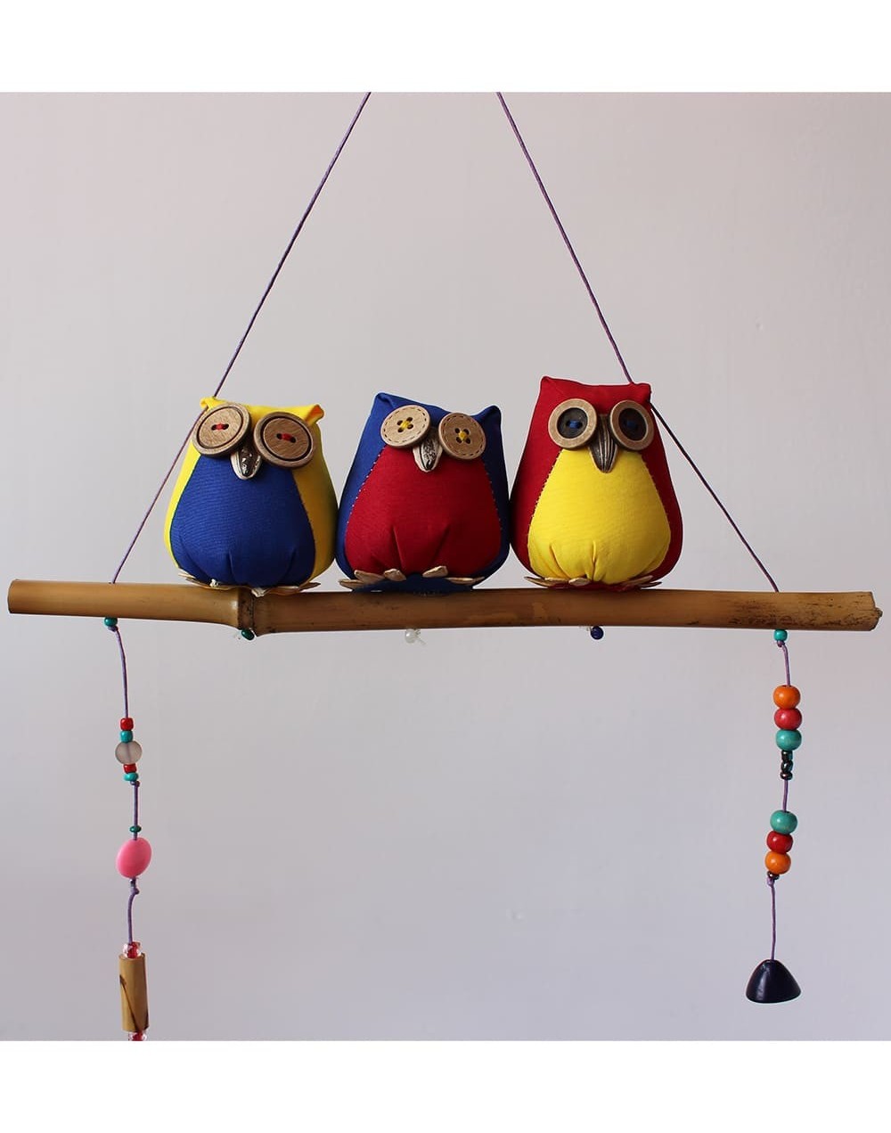 Móvil de trio de Búhos Ref017