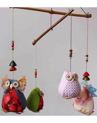 Móvil de Búhos infantil Ref 005