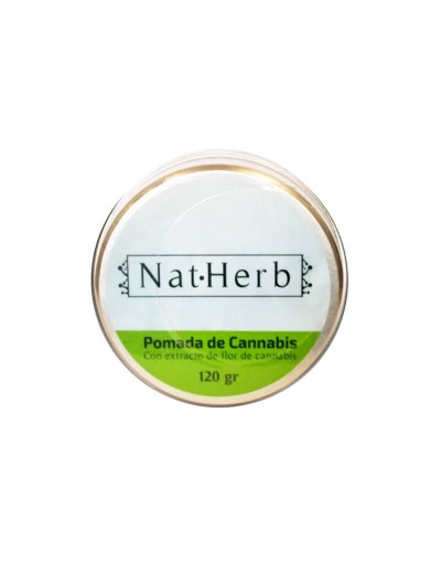 Pomada herbal NatHerb de cannabis 120gr