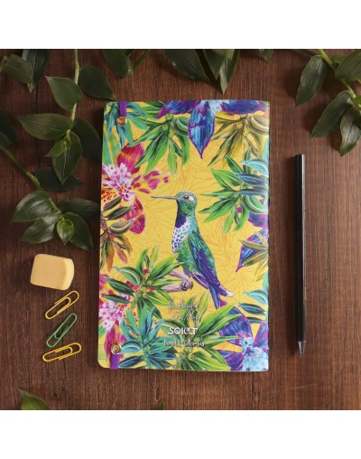 Libreta grande Cuatro colibríes