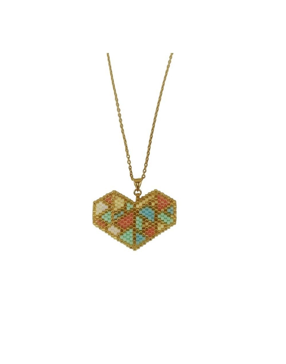 Collar Corazón colores