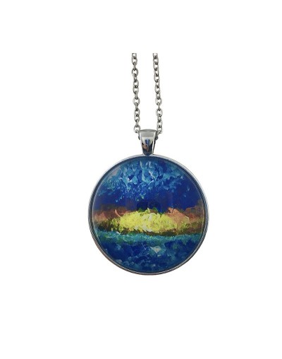 Collar "amanecer de fuego"