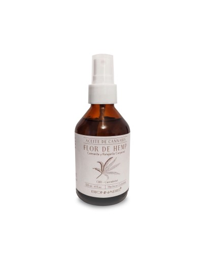 Aceite hidratante de Cannabis Flor de Hemp 120ml