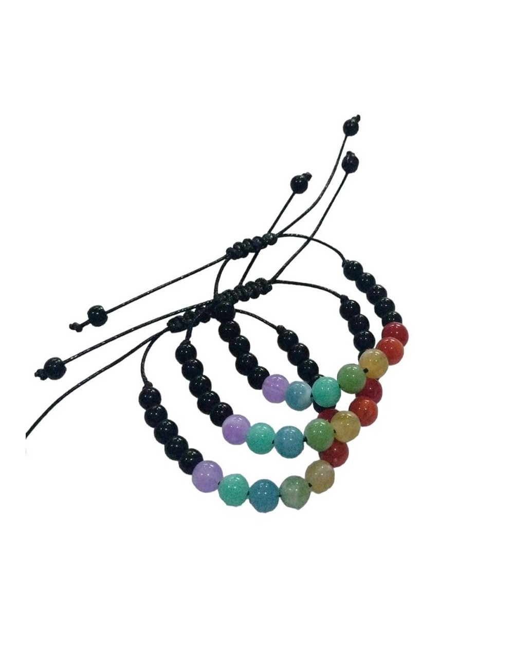 Pulsera 7 shakras àgatas