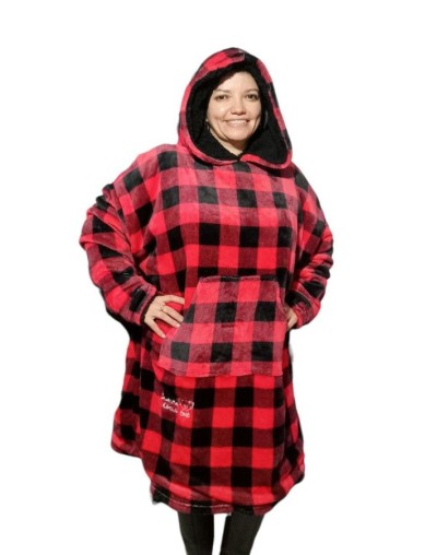Buzosaco Cobija Overside Unisex Sencillo Adulto Hoodie