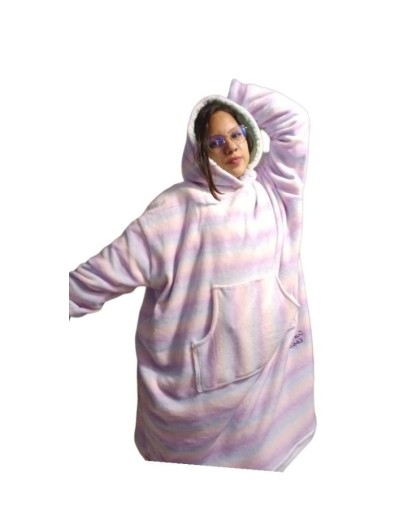 Buzosaco Cobija Overside Unisex Sencillo Adulto Hoodie