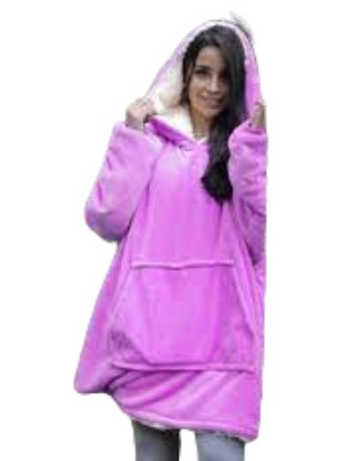 Buzosaco Cobija Overside Unisex Sencillo Adulto Hoodie
