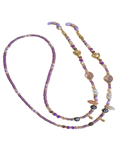 Portagafas morado