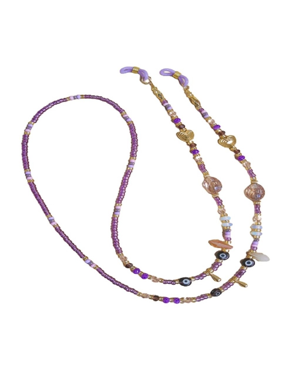 Portagafas morado