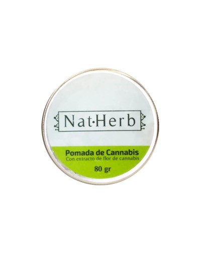 Pomada herbal NatHerb de cannabis 80gr