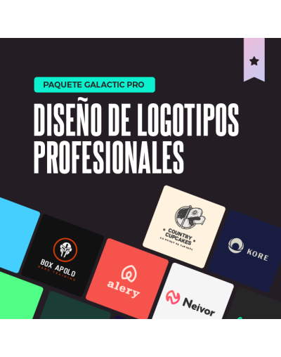 Diseño de logotipo exclusivo (marca - branding) galactic pro