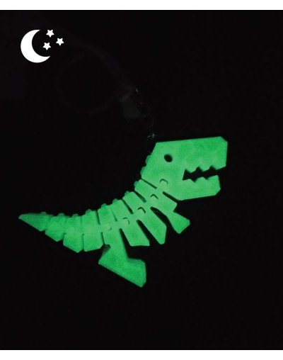 Llavero en impresión 3D  Papel Plantable  Tiranosaurio Rex  Dinosaurio TRex
