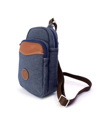 Riñonera manos libre para tablet 8” azul jean