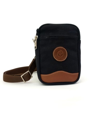 Bolso tipo manos libres portacelular negro