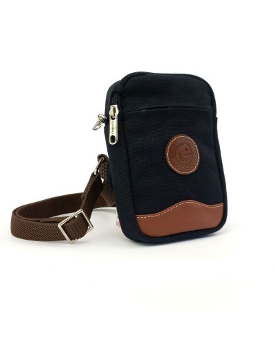Bolso tipo manos libres portacelular negro