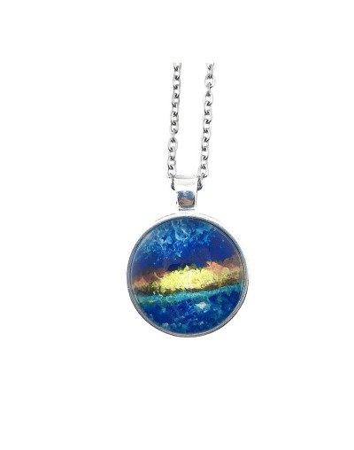 Collar amanecer de fuego