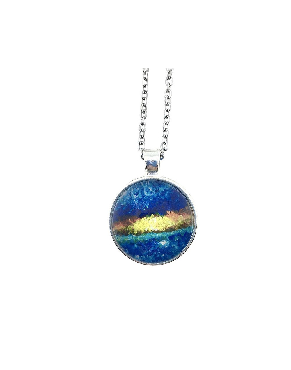 Collar amanecer de fuego