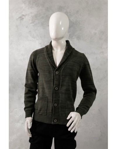 Chaqueta con botones y bolsillos