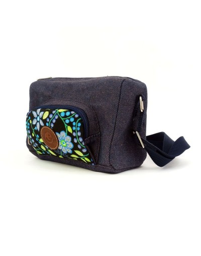 Cross body azul jean herbario