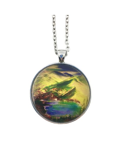 Collar paisaje amarillo