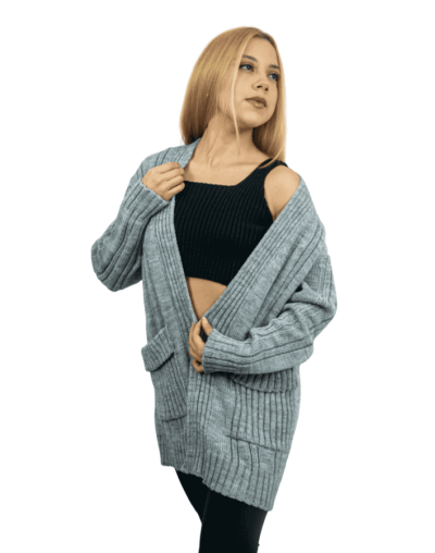 Gabán Mujer Punto Grueso | Abrigo Tejido Artesanal | Tejidos Alcor