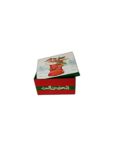 Caja bota de santa
