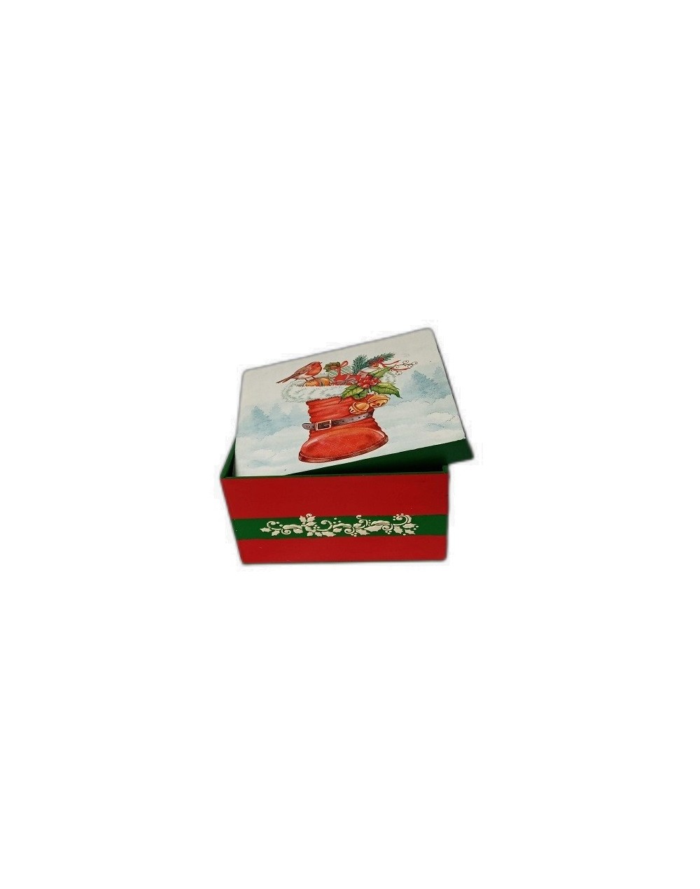 Caja bota de santa